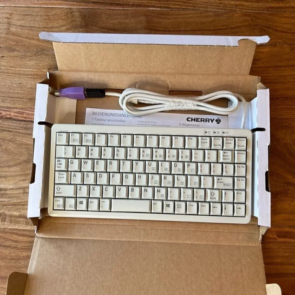 NWT Cherry Compact Ultra Slim G84-4100 Keyboard